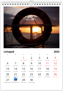 Kalendarz 2023 - listopad